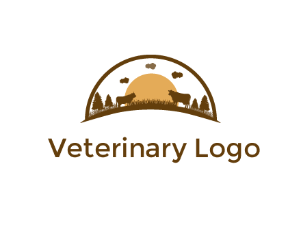 organic farm logo design