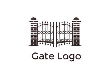 house gate logos