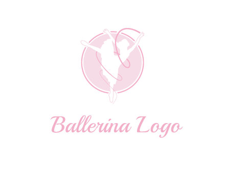 dancing ballerina logo