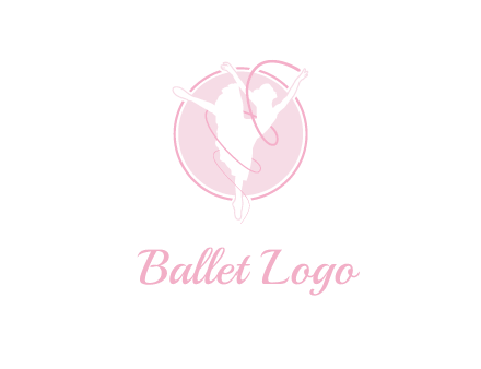 dancing ballerina logo