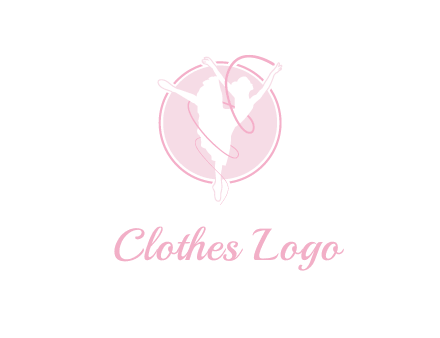 dancing ballerina logo