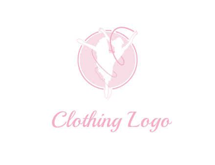 dancing ballerina logo