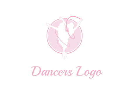 dancing ballerina logo