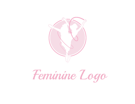 dancing ballerina logo