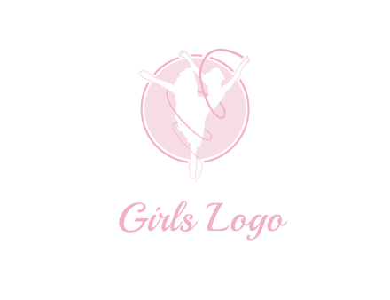 dancing ballerina logo