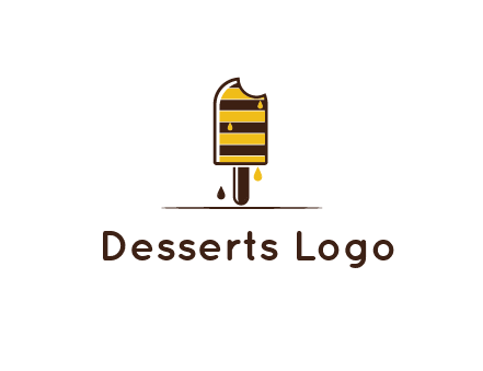 melting ice cream logo