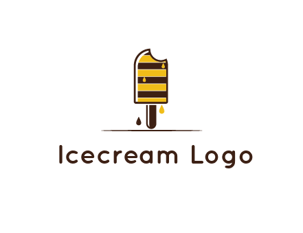 melting ice cream logo