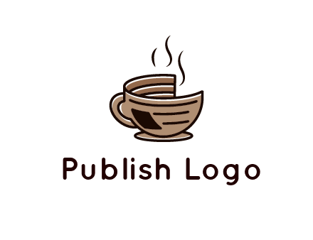 Printed mug Logo Design