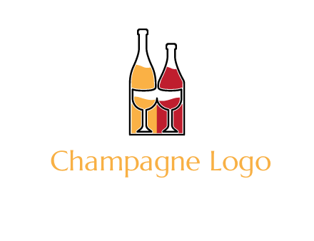 bottles beverage logo