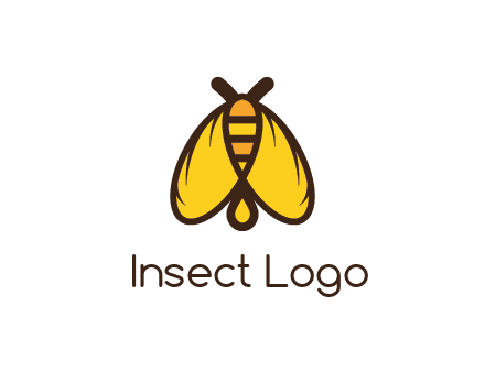 honeybee icon with large wings