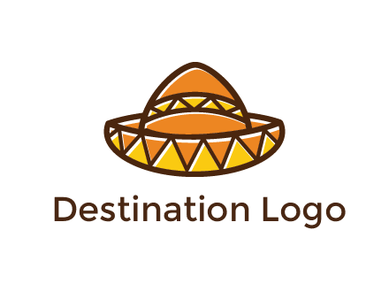 abstract polygonal Mexican hat