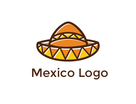 abstract polygonal Mexican hat