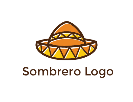 abstract polygonal Mexican hat