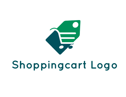 negative spacing shopping cart in tag