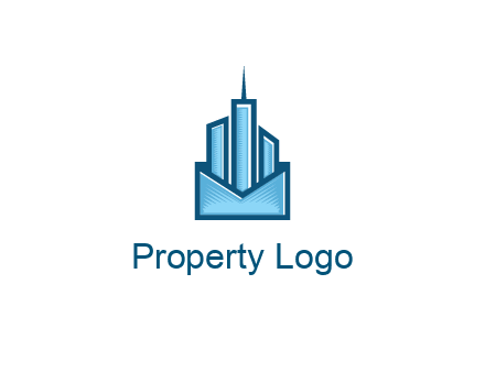 skyscrapers in envelope