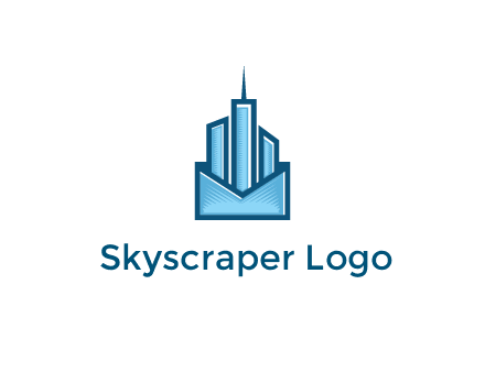 skyscrapers in envelope