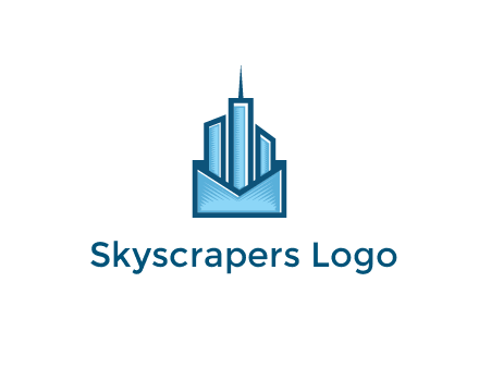 skyscrapers in envelope