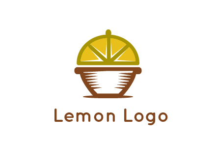 lemon forming lid of pot