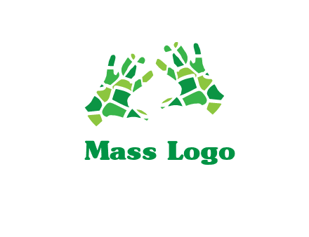 mosaic hands logo