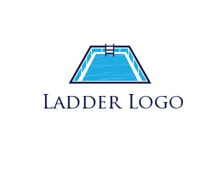 swimming pool with ladder