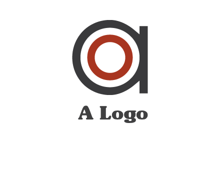 target inside letter a icon