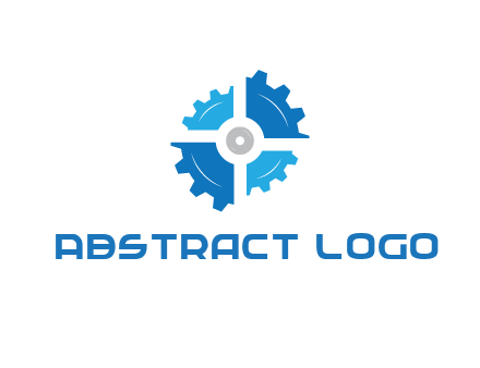 abstract gear joined together