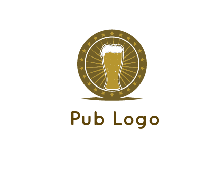 local town pub logo design