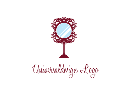 ornamental table mirror