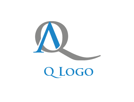 letter A joined with letter Q