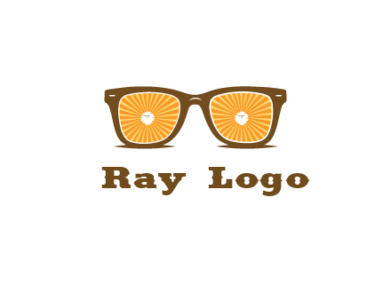 rays in sunglasses