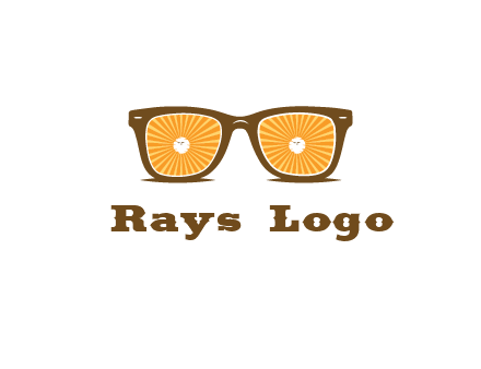 rays in sunglasses