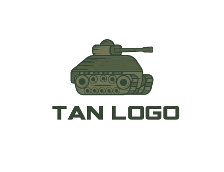 green military tank