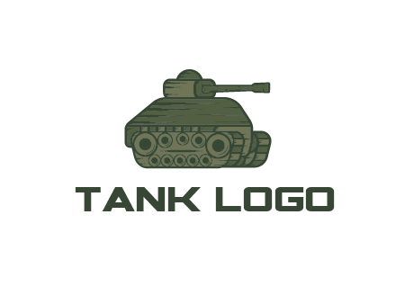 green military tank