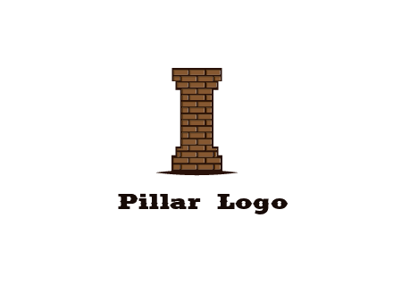 brick pattern pillar