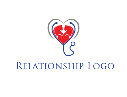 heart and stethoscope dating logo