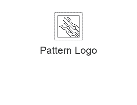 networking lines in square frame