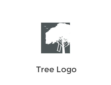 negative spacing tree in square