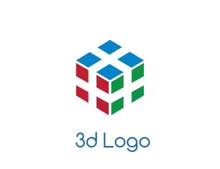 3D cube formed from squares