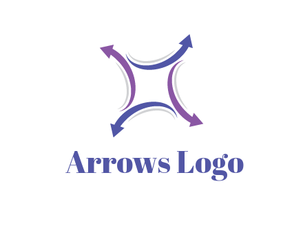 swoosh arrows forming square