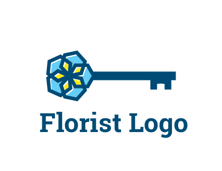 flower on key travel logo