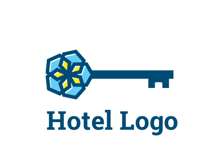 flower on key travel logo