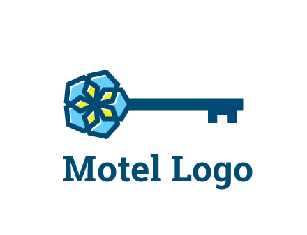 flower on key travel logo