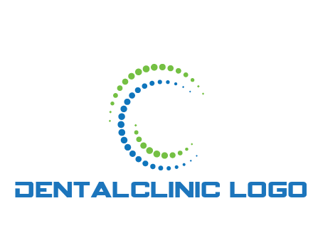 circles spiraling in circle medical logo