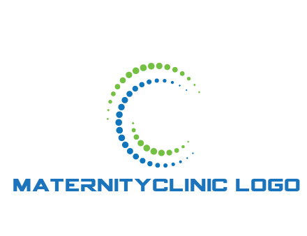 circles spiraling in circle medical logo