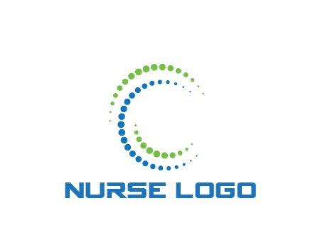 circles spiraling in circle medical logo