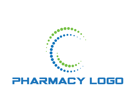 circles spiraling in circle medical logo