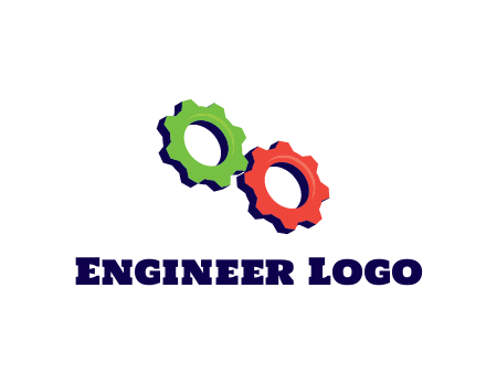 gears together engineering logo