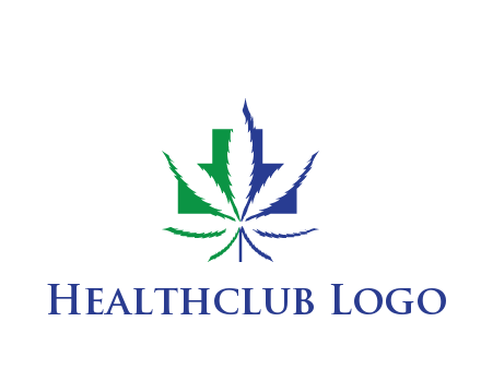negative spacing of CBD leaf in aid medical logo