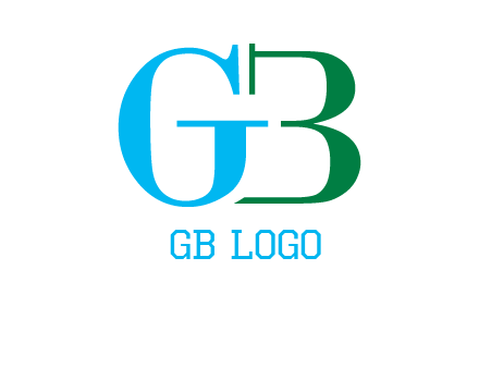 letter G with letter B forming number 3