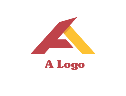 abstract letter a logo